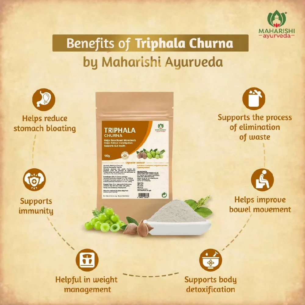 Maharishi Ayurveda Triphala Churna, 100g-3.webp